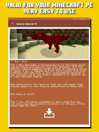 Mods for Minecraft PE screenshot 4