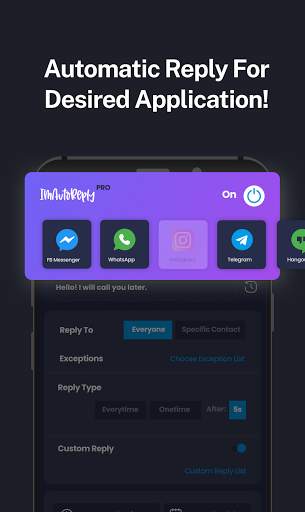 IM Auto Reply 3 تصوير الشاشة