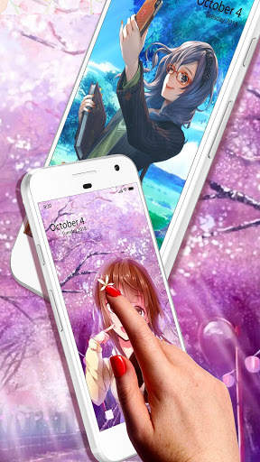 Lovely Anime Girl APUS Live Wallpaper screenshot 3