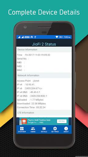 JioFi 2 Status [No Ads] screenshot 6