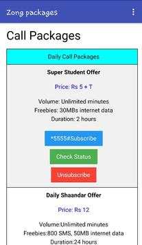 Zong packages screenshot 5