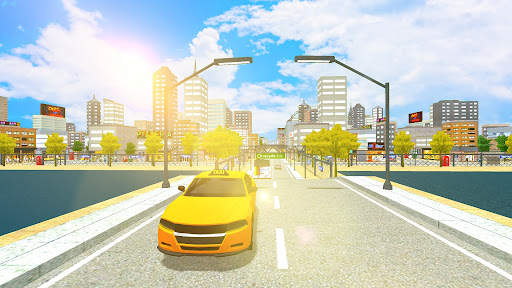 City Taxi Driving Sim Games screenshot 7