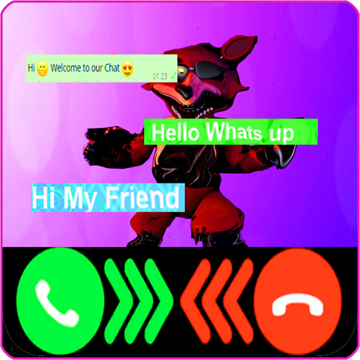 fake video call foxy chat prank icon