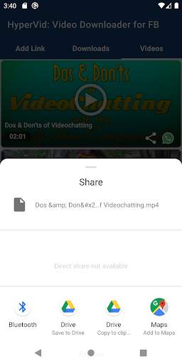 HyperVid: Free Video Downloader for Facebook स्क्रीनशॉट 7