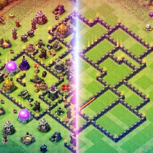 ikon Maps of cOc | Base Layout &amp; maps for player of coc