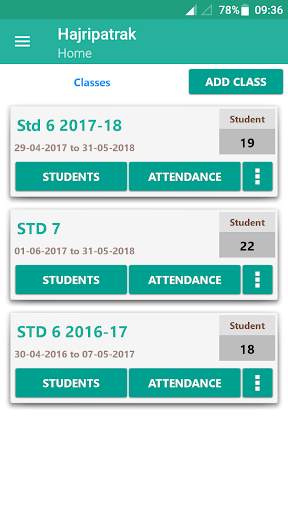 Hajripatrak - Attendance Tracker screenshot 1