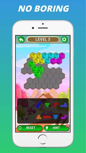 Hex Block Pop! Candy Block Puzzle Games screenshot 5