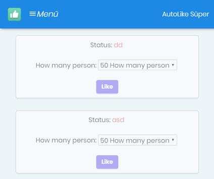 Auto Like Status,Photos screenshot 3