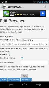 Proxy Browser screenshot 4