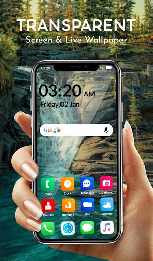 Transparent Screen & Live Wallpaper screenshot 1