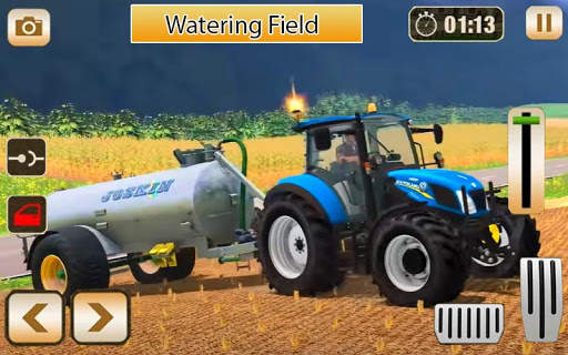 収穫トラクターの運転：村のシミュレーター screenshot 3