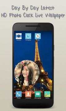 HD Photo Clock Live Wallpaper - My Photo On Clock screenshot 7