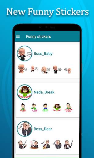 Funny Stickers For WA & All WhatsApp Stickers screenshot 1