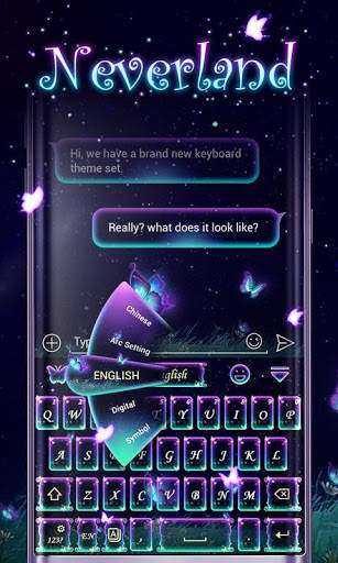 NeverLand GO Keyboard Theme screenshot 2