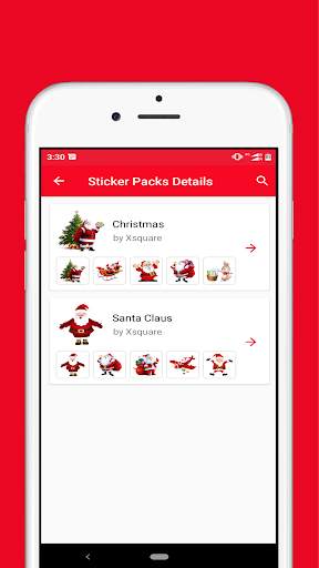 X Christmas Stickers Maker screenshot 3