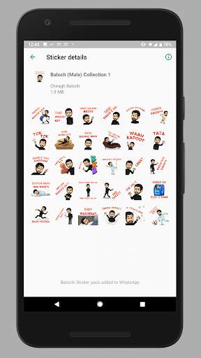 Balochi Stickers screenshot 4