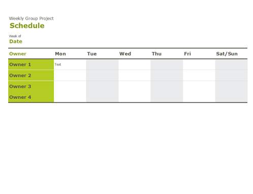 Free Office Schedules Templates скриншот 17