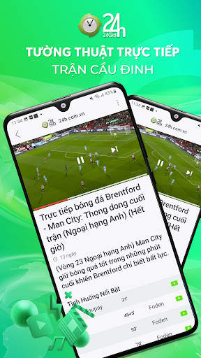 24h: Bóng đá, Tin tức screenshot 4