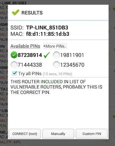 Wifi WPS Plus screenshot 2