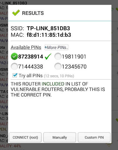 Wifi WPS Plus screenshot 2