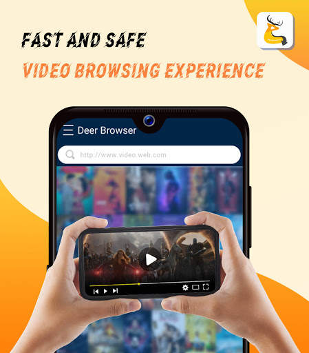 Deer Browser Lite: Free, Light & Safe Browser 📺 screenshot 1