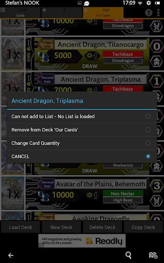 Cardfight Vanguard Database screenshot 14