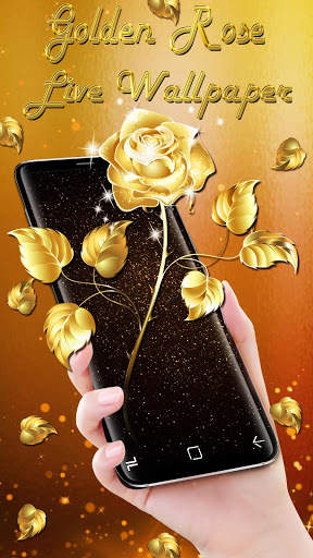 Golden Rose APUS Live Wallpaper screenshot 1