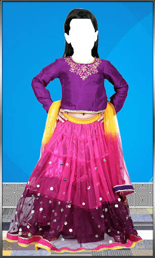 Girls Ghagra Choli Suit screenshot 3
