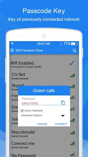 Tampilkan Kunci Kata Sandi Wifi (WPA) screenshot 5