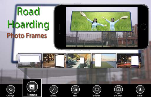 Road Hoarding Photo Frames - sunlight hive editor screenshot 1