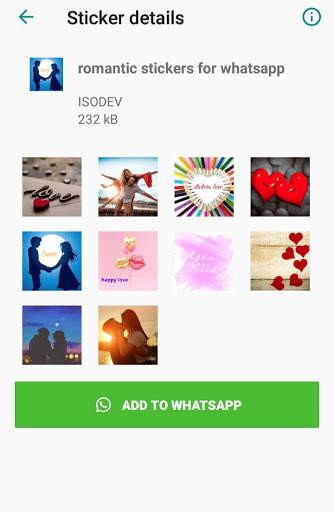 beautiful romantic stickers for whatsapp screenshot 4