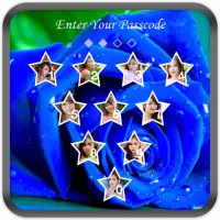 Blue Rose Lock Screen