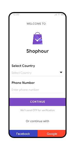 ShopHour User - Template screenshot 1