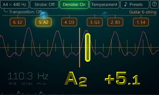 Airyware Tuner - Guitar Tuner & more screenshot 1