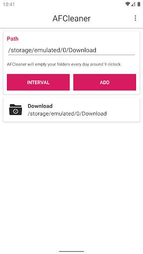 Auto Folder Cleaner screenshot 1