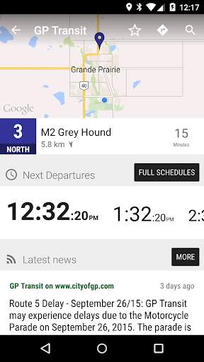 Grande Prairie Transit Bus - … screenshot 2