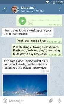 Lime Chat Messenger-Telegram screenshot 2