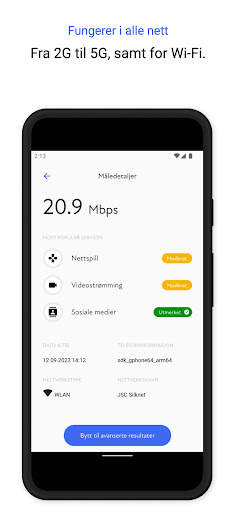 Nettfart mobil for 5G screenshot 3