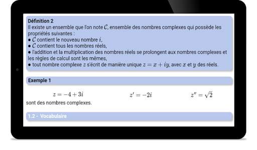 Maths TS : Complexes 1 screenshot 10