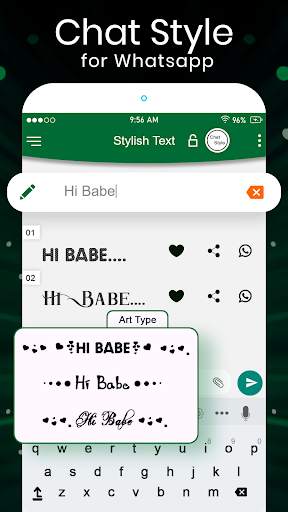 Chat Style For WhatsApp 2021 : Stylish Font screenshot 2