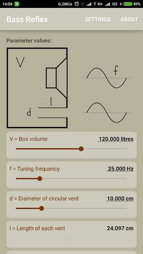 Bass reflex screenshot 1