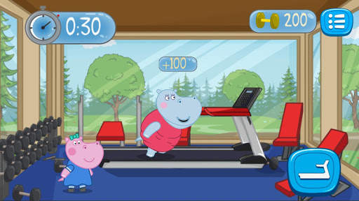 Fitness Games: Hippo Trainer screenshot 4