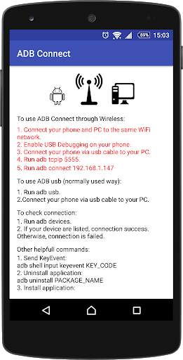 ADB Connect (No Root) screenshot 1