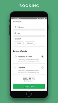Faisal Movers - Buy Bus Ticket Real-time Booking screenshot 5
