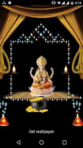 Lakshmi puja Live Wallpaper screenshot 2