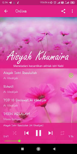 Aisyah Istri Rasulullah Sholawat Terbaru Offline screenshot 4