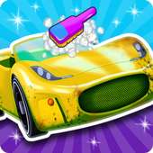 Memperbaiki dan mencuci mobil logo