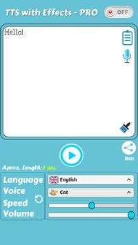 Text to Speech (Voice Effects) screenshot 1