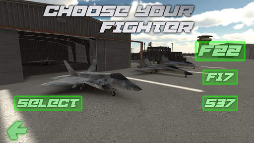 Flight Simulator - F22 Fighter Desert Storm screenshot 1