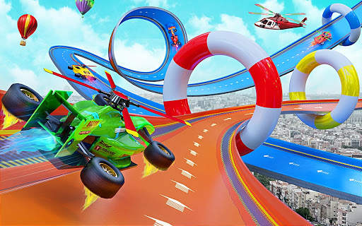Flying Formula Car Race Game screenshot 7